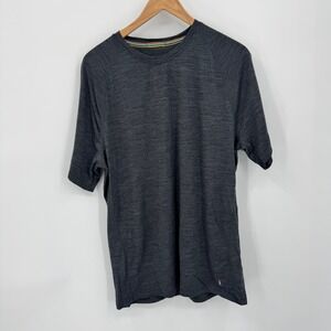 Smartwool Gray Merino Wool T Shirt Men's Large 150 Base Layer Short Sleeve